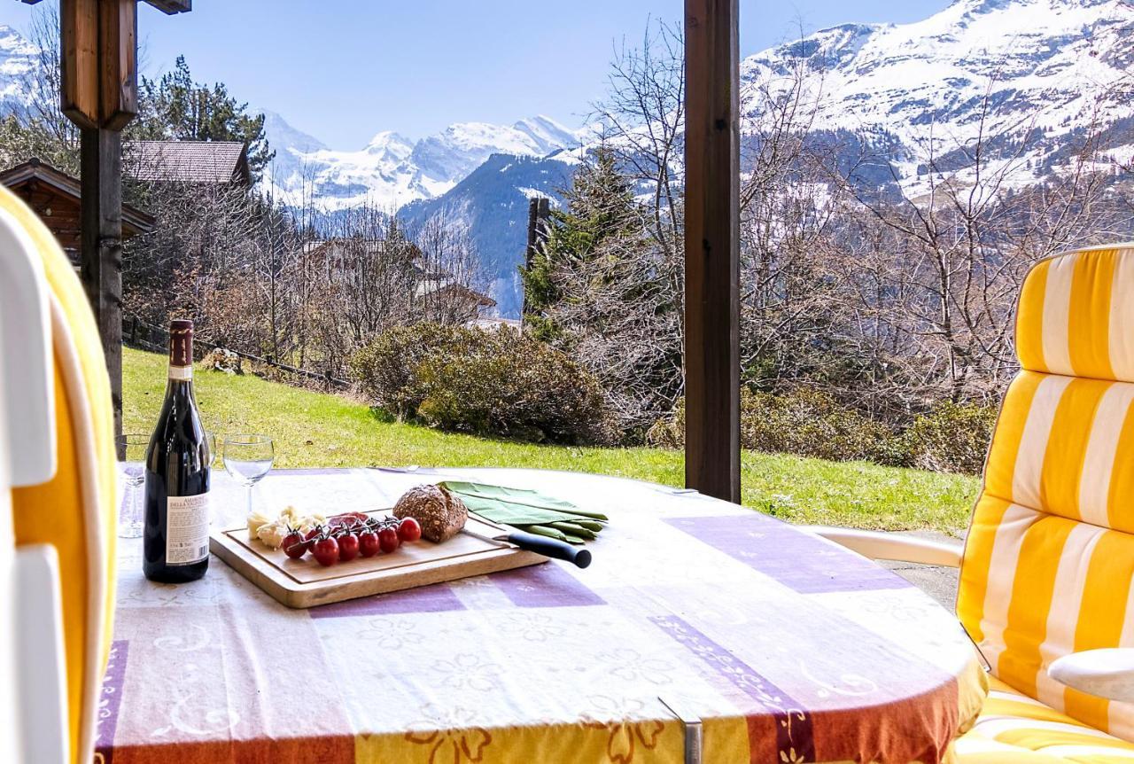 Chalet Steingaertli 1 Wengen Buitenkant foto