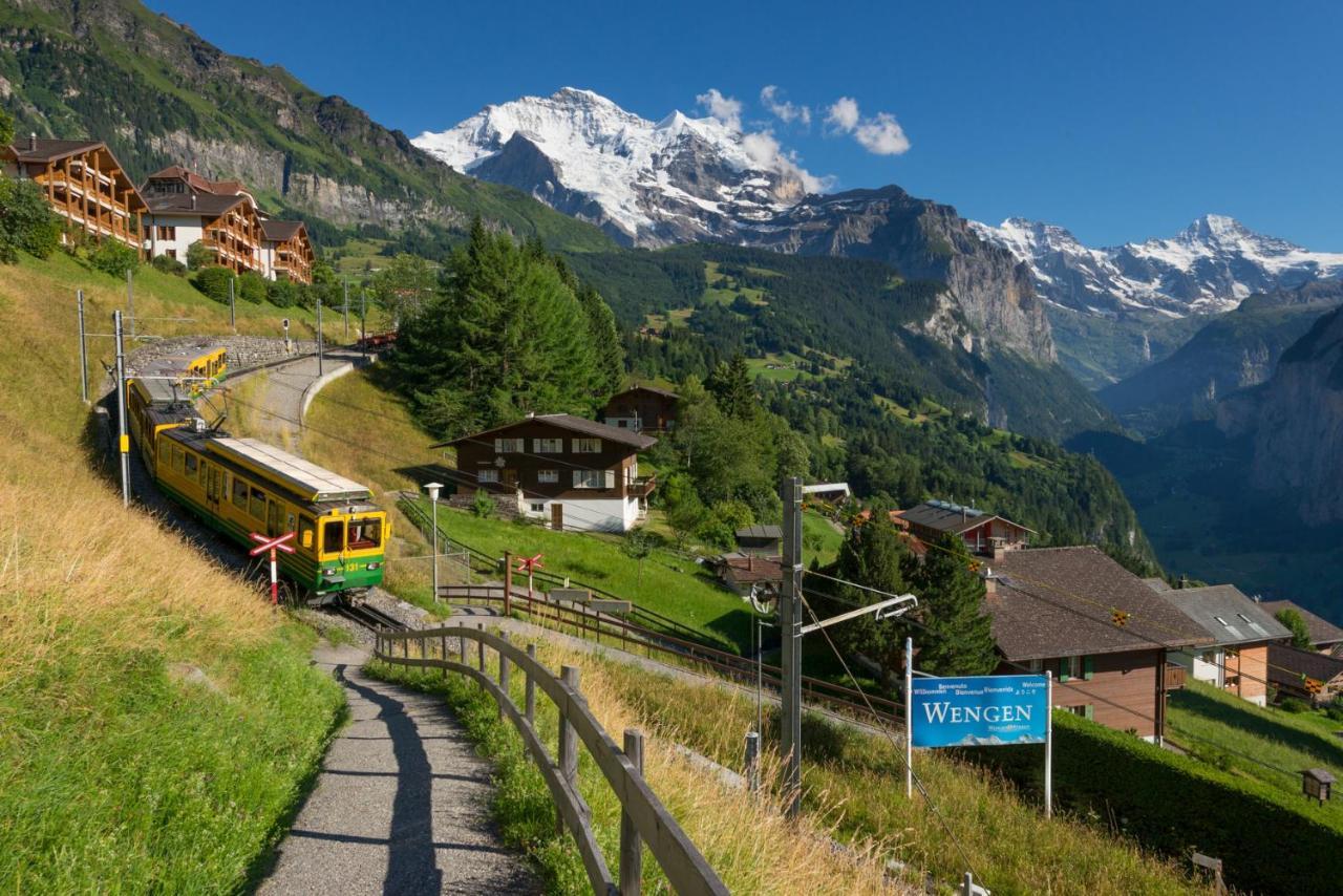 Chalet Steingaertli 1 Wengen Buitenkant foto